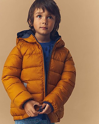 Toastie Kids Sustainable Reversible Puffer Jacket - Honey&Ink Navy - Eco Down Fill Coats