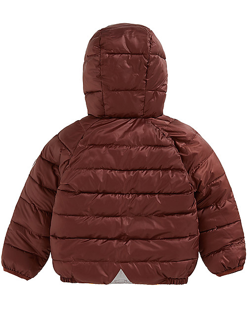Toastie Kids Sustainable Reversible Puffer Jacket - Ochre/Chestnut - Eco Down Fill Down Jacket