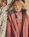 Toastie Kids Waterproof Raincoat with Thermal Lined - Pink - Recycled Material Waterproof