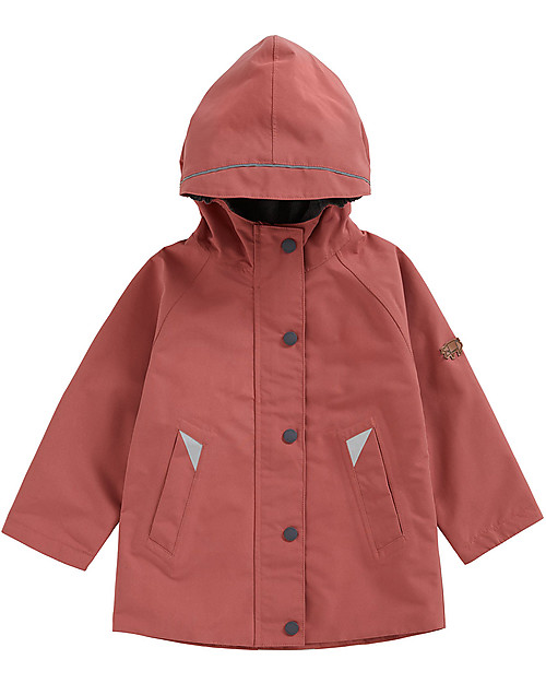 Toastie Kids Waterproof Raincoat with Thermal Lined - Pink - Recycled Material Waterproof