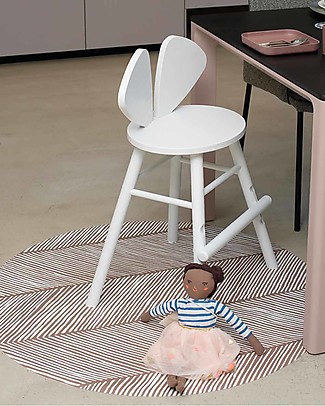 Toddlekind Clean Wean Mats - Sandy Lines - Tan - 105 cm - Non-toxic and Safe! Carpets