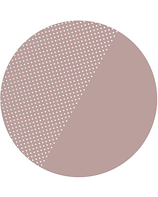 Toddlekind Multifunctional Clean Wean Mat - Spotted Dusky Rose - 150 cm Carpets