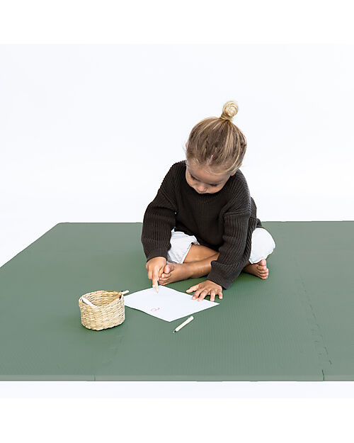 Toddlekind Playmat - Classic Collection - Moss - 131x131 cm Puzzle Mats
