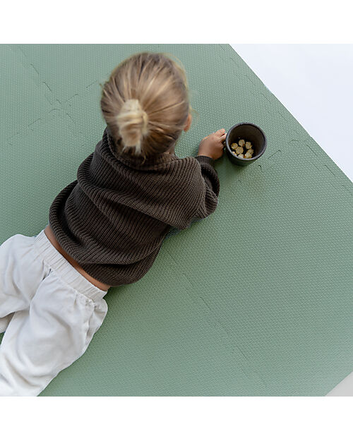 Toddlekind Playmat - Classic Collection - Moss - 131x131 cm Puzzle Mats