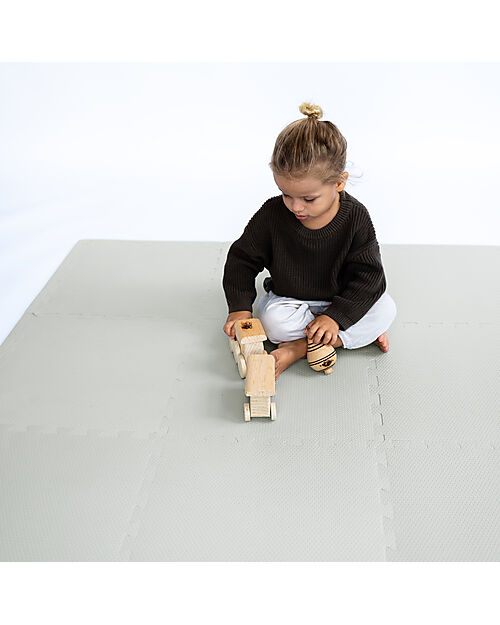 Toddlekind Playmat - Classic Collection -  Stone/Grey - 131 x 131 cm Puzzle Mats