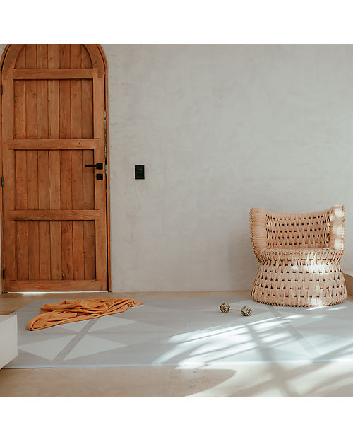 Toddlekind Playmat - Kyte Collection - Storm/Grey - 120x180 cm Puzzle Mats