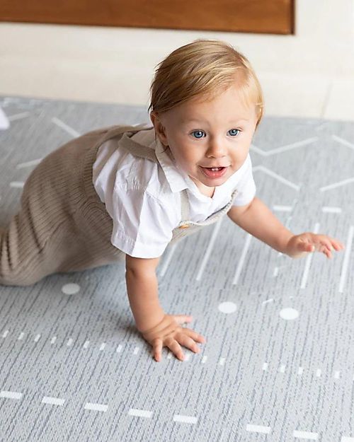 Toddlekind Prettier Playmats - Berber - Storm - 120x180 cm - Includes 6  Squares! unisex (bambini)