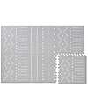 Toddlekind Prettier Playmats - Berber - Storm - 120x180 cm - Includes 6 Squares! Puzzle Mats