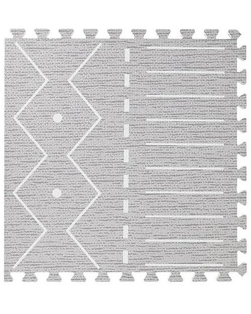 Toddlekind Prettier Playmats - Berber - Storm - 120x180 cm - Includes 6 Squares! Puzzle Mats