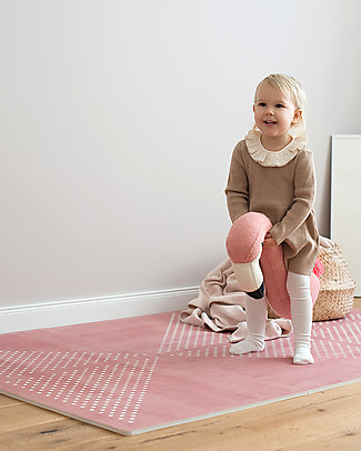 Toddlekind Prettier Playmats - Earth Ash Rose - 120x180 cm Puzzle Mats