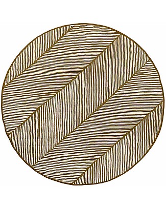 Toddlekind Reversible Luxe Nappy-Free Baby Mats - Sand Castle - 123 cm High Chair Mats