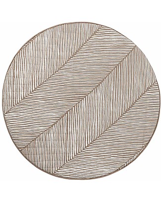Toddlekind Reversible Luxe Nappy-Free Water-Resitant Baby Mats - Brown - 123cm Carpets