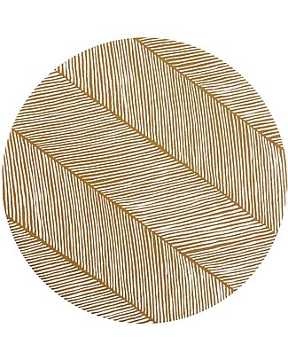 Toddlekind Splat Mats - Multipurpose Waterproof Rug - Stripes - Sand Castle - 105 cm - Perfect Under the High Chair! High Chair Mats