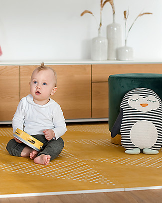 Toddlekind Stackable Foam Playmat - Earth Mustard - 120x180 cm Playmats