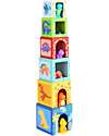 Tooky Toy 6 Stacking Boxes - Dinosaurs - From 3 Years Wooden Blocks and Construction Sets