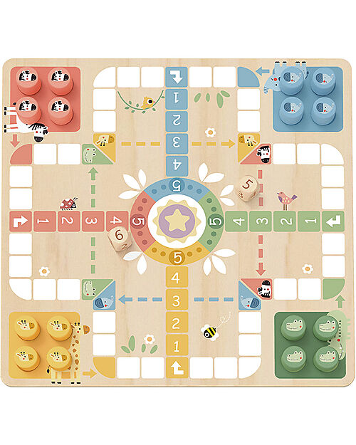Tooky Toy Board Game - Ladders and Snakes - 3+ Years Board Games