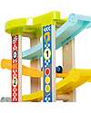 Tooky Toy Car Tower - 6 Machines Included - 32 x 14 x 38 cm - 18m+ Wooden Toy Cars, Trains & Trucks