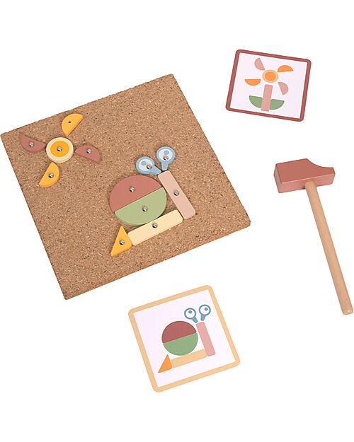 Tooky Toy Educational Game - Tap Tap - Over 20 Modular Shapes! - 4+ Years STEM toys