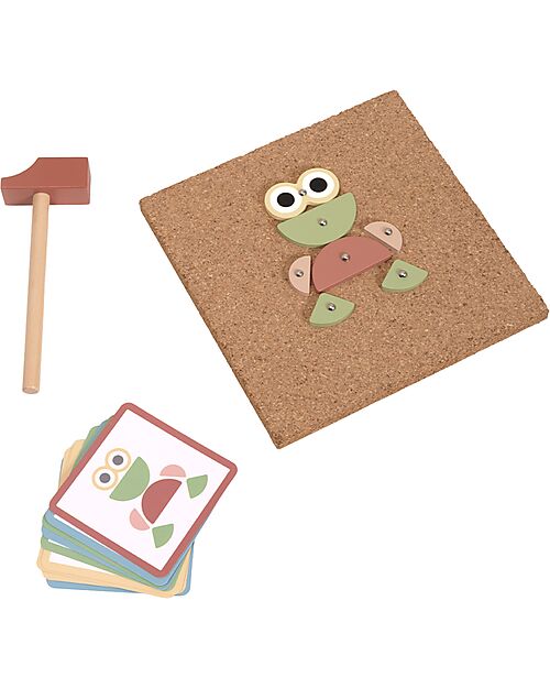 Tooky Toy Educational Game - Tap Tap - Over 20 Modular Shapes! - 4+ Years STEM toys