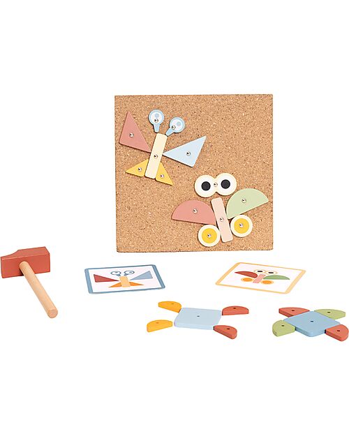 Tooky Toy Educational Game - Tap Tap - Over 20 Modular Shapes! - 4+ Years STEM toys