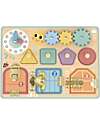 Tooky Toy Montessori Wooden Tablet - 30 x 22.5 x 3.5 cm Sensory Games_