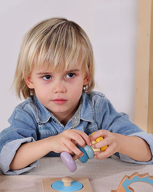 Tooky Toy Multisensory Educational Box - 22 Pieces - 32.5 x 27 x 14 cm - 6m+ Sensory Games_