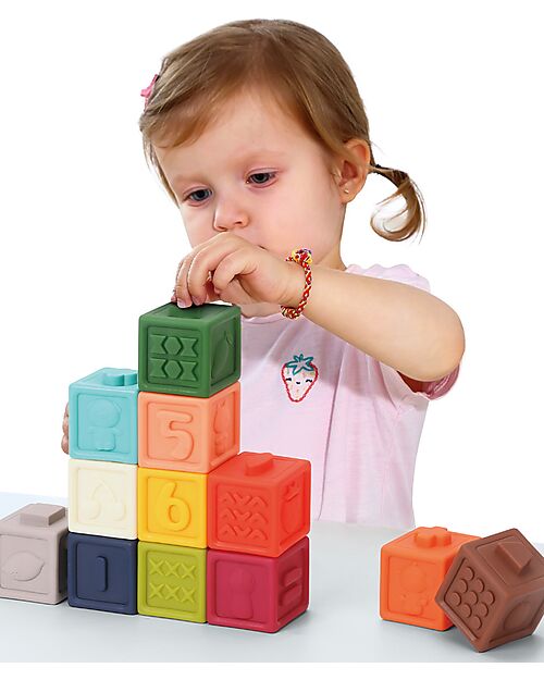 Tooky Toy Multisensory Educational Box - 22 Pieces - 32.5 x 27 x 14 cm - 6m+ Sensory Games_