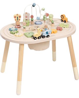 Tooky Toy Oval Multiactivity Table - 60 x 40 x 55.5 cm - 18m+ Sensory Games_