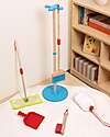Tooky Toy Wooden Cleaning Play Set - 25 x 25 x 79 cm - From 3 Years - Includes 6 Pieces Pretend Play