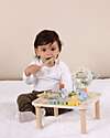 Tooky Toy Wooden Multi-Activity Table - Forest - 29.5 x 29.5 x 27.7 cm - From 18 Months Sensory Games_