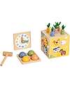 Tooky Toy Wooden Multiactivity Cube - 27 Pieces - 14.5 cm - 18m+ Sensory Games_