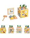 Tooky Toy Wooden Multiactivity Cube - 27 Pieces - 14.5 cm - 18m+ Sensory Games_