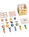 Tooky Toy Wooden Multiactivity Cube - 27 Pieces - 14.5 cm - 18m+ Sensory Games_