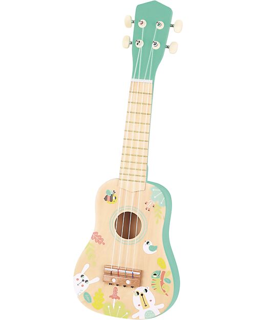 Tooky Toy Wooden Musical Instrument Ukulele - 17 x 5.2 x 54 cm - From 3 Years Musical Instruments