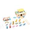 Tooky Toy Wooden Noah’s Ark - 26 x 17 x 20.5 cm - From 24 Months - Includes 22 Pieces Wooden Animals