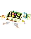 Tooky Toy Wooden Toy - My Garden - 14 Pieces - 21 x 17 x 7.5 cm - 3+ Years Pretend Play