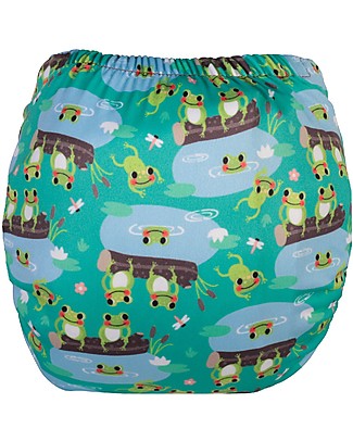 Tots Bots Easy Fit STAR All in One Cloth Nappy - 5 Little Speckled Frogs All-In-One Nappies