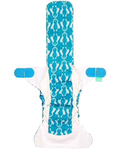 Tots Bots Easy Fit STAR All in One Cloth Nappy - Nappy Feet Washable Nappies