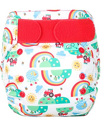 Tots Bots Frugi Easy Fit STAR All in One Cloth Nappy - Happy Days Washable Nappies
