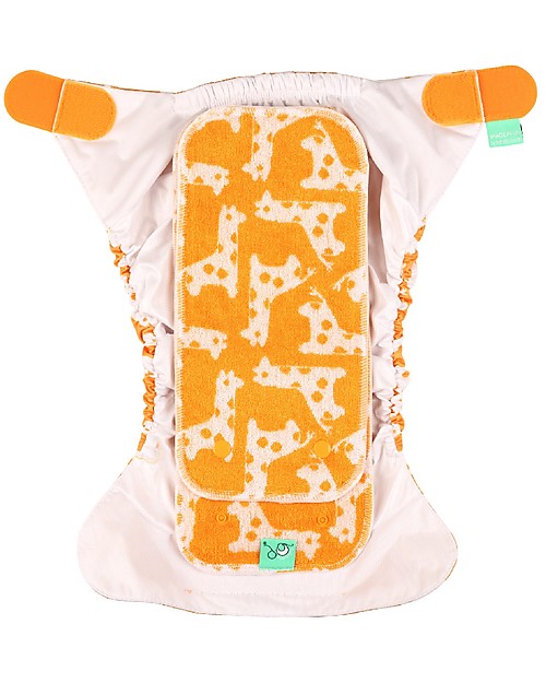 Tots Bots PeeNut Wrap Waterproof Cover for Reusable Nappies - Giggleraff - From recycled plastic! Washable Nappies