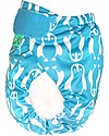 Tots Bots PeeNut Wrap Waterproof Cover for Reusable Nappies - Nappy Feet - From recycled plastic! Washable Nappies
