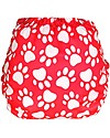 Tots Bots PeeNut Wrap Waterproof Cover for Reusable Nappies - Pawfect - From recycled plastic! Washable Nappies