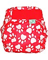 Tots Bots PeeNut Wrap Waterproof Cover for Reusable Nappies - Pawfect - From recycled plastic! Washable Nappies