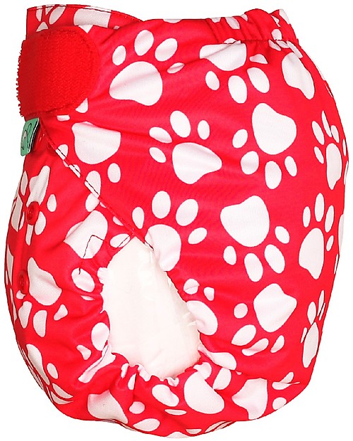 Tots Bots PeeNut Wrap Waterproof Cover for Reusable Nappies - Pawfect - From recycled plastic! Washable Nappies