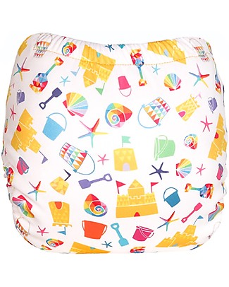 Tots Bots Reusable Swin Nappy - Funshine - Made from recycled plastic! Swim Diaper