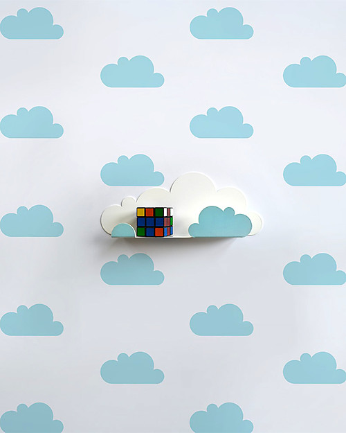 Tresxics Fabric Wall Stickers - 20 Clouds - Light Blue Wall Stickers