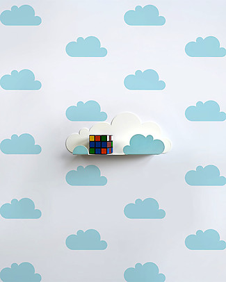 Tresxics Fabric Wall Stickers - 20 Clouds - Light Blue Wall Stickers