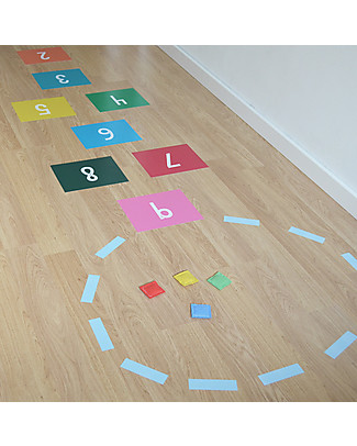 Tresxics Hopscotch Game Vinyl Stickers, Multicoloured Room Decorations