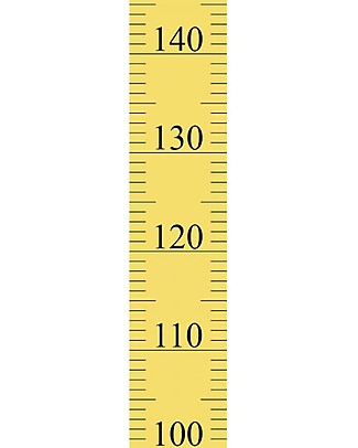 Tresxics Kids Grow Chart Removable Sticker, Yellow - From 20 up to 150 cm Wall Stickers