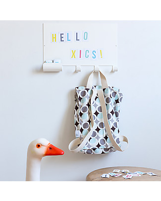 Tresxics Magnet Note Board Hook with Letters - 35 x 23 cm + 60 letters! Room Decorations